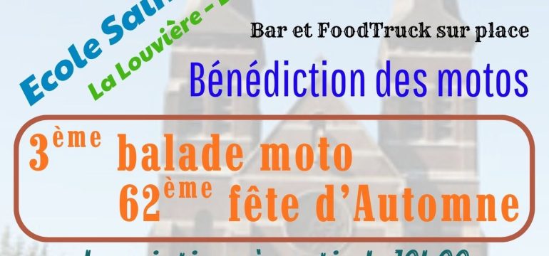 04.10.2026 – Balade moto La Louvière